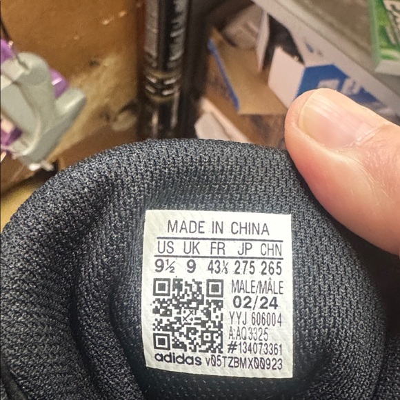 Adidas Tan Sole with Black Trim wrestling shoes - Picture 5 of 5